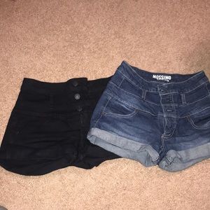 High waist shorts